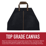 Backwoods Waxed Canvas Log Carrier, Black, Olive Drab or Earth Brown