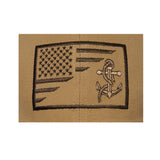 US Navy Anchor / Flag Low Profile Cap