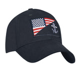 US Navy Anchor / Flag Low Profile Cap
