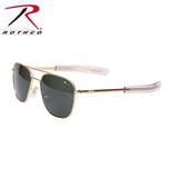 Eyewear Original Pilots Sunglasses Gold/Green Lens 55MM