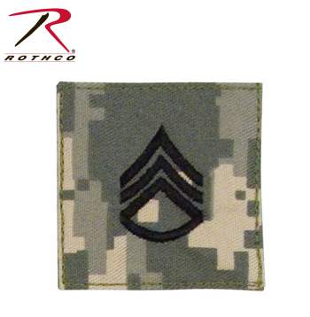 Official U.S. Made Embroidered Rank Insignia - Staff Sergeant Patch