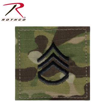 Official U.S. Made Embroidered Rank Insignia - Staff Sergeant Patch