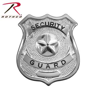 Security Guard Badge - Silver