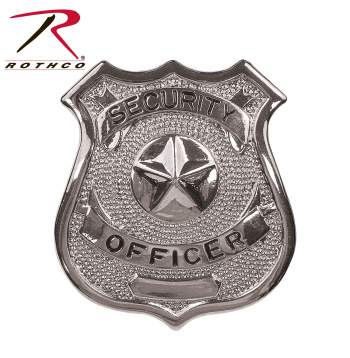 Security Officer Badge - Silver