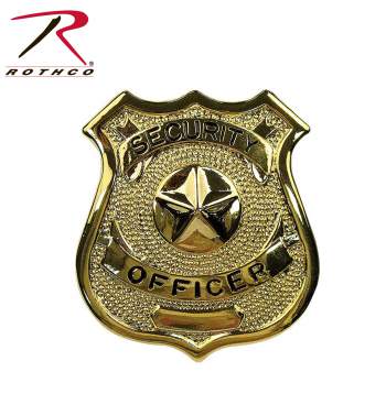 Security Officer Badge - Gold
