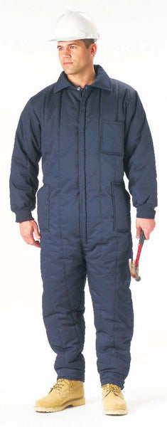 Insulated Coveralls Navy Blue