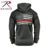 Thin Red Line Concealed Carry Hoodie Grey