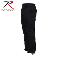 Vintage Paratrooper Fatigue Pants Black