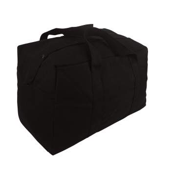 Canvas Parachute Cargo Bag Black