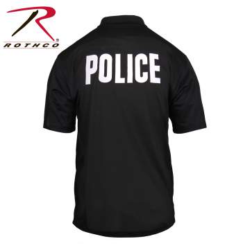 Moisture Wicking Public Safety Police Polo Shirt Short Sleeve