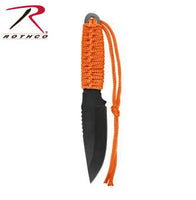 Paracord Knife With Fire Starter- Orange