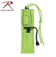 Paracord Knife With Fire Starter- Safety Green