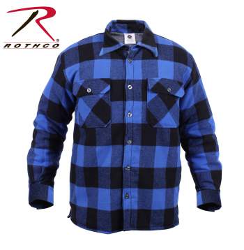 Extra Heavyweight Buffalo Plaid Sherpa-lined Flannel Shirts