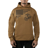 US Flag / USMC Eagle, Globe, & Anchor Concealed Carry Hoodie