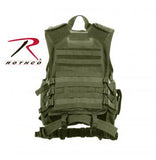 Cross Draw MOLLE Tactical Vest Olive Drab