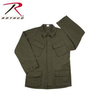 Vintage Vietnam Fatigue Shirt Rip-Stop, Olive Drab