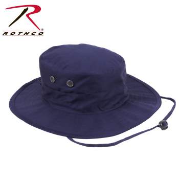 "Adjustable" Boonie Hat Navy Blue
