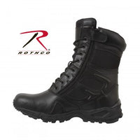 FORCED ENTRY DEPLOYMENT BOOT with SIDE ZIPPER 8" BLACK