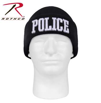 Deluxe Military Embroidered Watch Cap Police