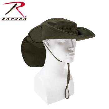 Adjustable Boonie Hat With Neck Cover – SERGEANT BEN ARMY NAVY STORE
