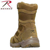 Forced Entry Desert Tan 8" Deployment Boots with Side Zipper, AR 670-1 Coyote Brown