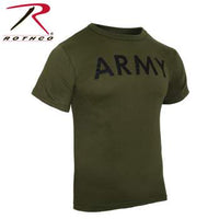 Olive Drab Military Physical Training T-Shirt Army