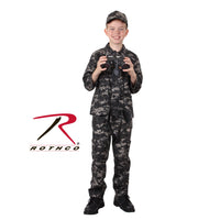 Kids Camo BDU Shirt, Subdued Urban Digital SALE!