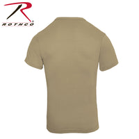 Solid Color Cotton/Polyester Blend Military T-Shirt