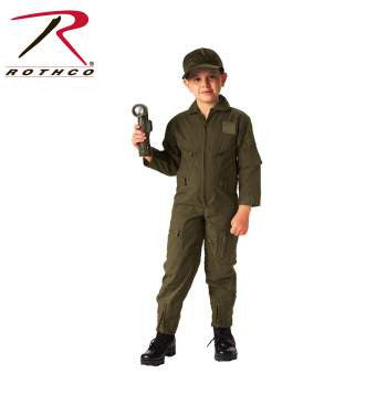 Kids Air Force Type Flightsuit Olive Drab