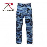 Color Camo BDU Pants, Sky Blue Camo