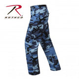 Color Camo BDU Pants, Sky Blue Camo