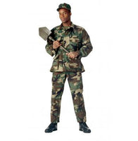Tactical BDU Pants Woodland Camo, Long