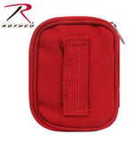 Military Zipper First Aid Kit, Red, Olive Drab, Black