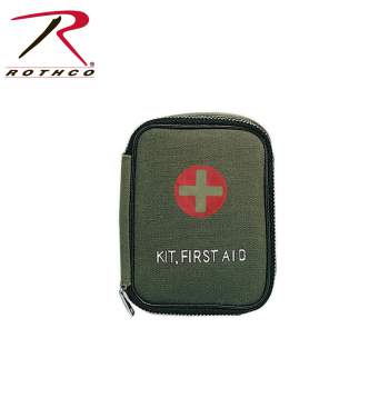 Military Zipper First Aid Kit, Red, Olive Drab, Black – SERGEANT BEN ...