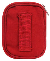 Military Zipper First Aid Pouch-  Red, Olive Drab*, Black