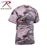 Colored Camo T-Shirt Subdued Pink Camo SALE!