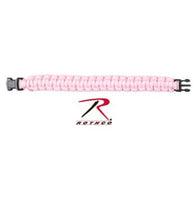 Solid Color Paracord Bracelet, Pink