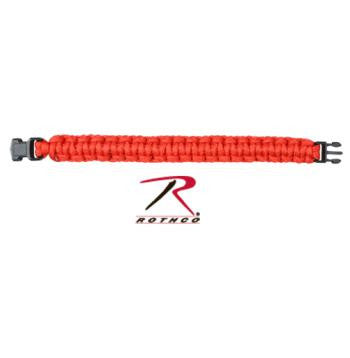 Solid Color Paracord Bracelet, Red