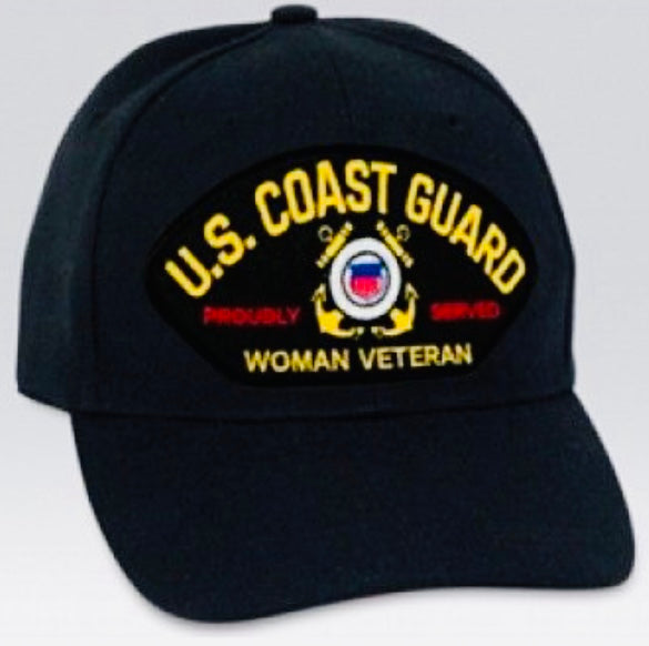 U.S. Coast Guard Woman Veteran Cap SALE!