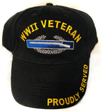 WWII Veteran Proudly Served Army Combat Infantry Badge Cap SALE!