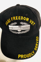 Iraqi Freedom Proudly Served Combat Action Vet Cap SALE!