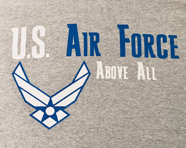 U.S. AIR FORCE ABOVE ALL LONG SLEEVE T-SHIRT