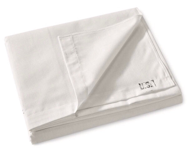 U.S. Military Twin Cotton Bed Sheet