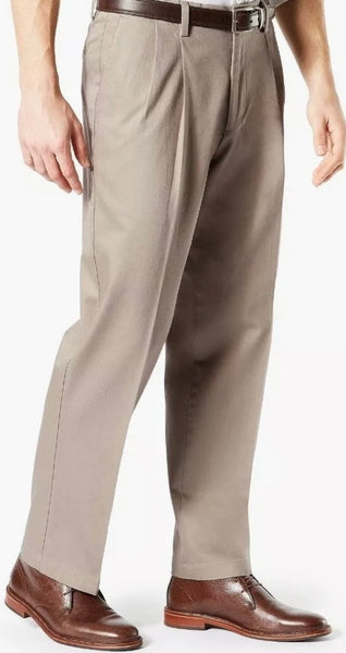 Mens Dockers Signature Relaxed Fit Pleated pant SALE!