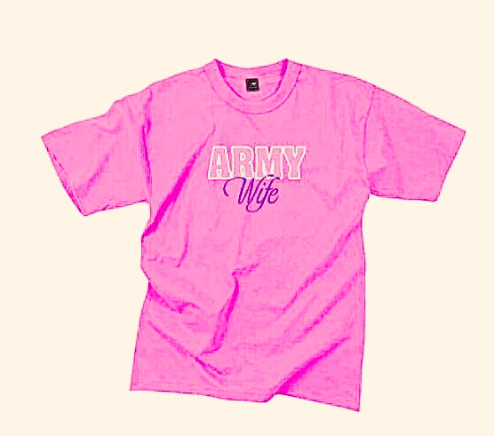 Proud Army Wife T-Shirt SALE!