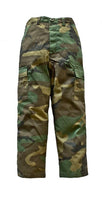 YOUTH RIP STOP WOODLAND CAMO PANT SALE!