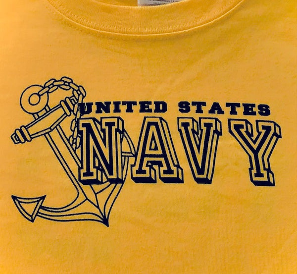 Youth Navy T-Shirt with Anchor